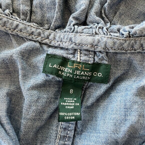 Womens Lauren Ralph Lauren Denim Mini Dress - 8 - Picture 11 of 11